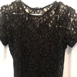 Black lace Midi Zara dress. Brand New with tags